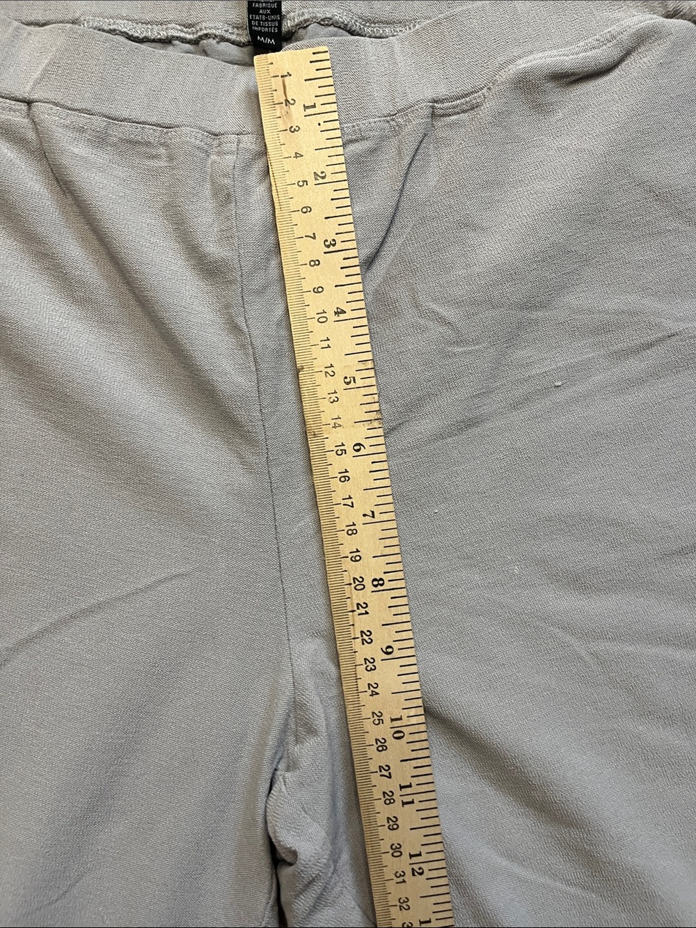 Eileen Fisher Slouchy Ankle Pants Zinc Gray Medium Elastic Waist EUC - Picture 4 of 9